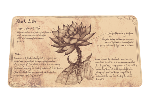 Field Research Black Lotus 14x24"