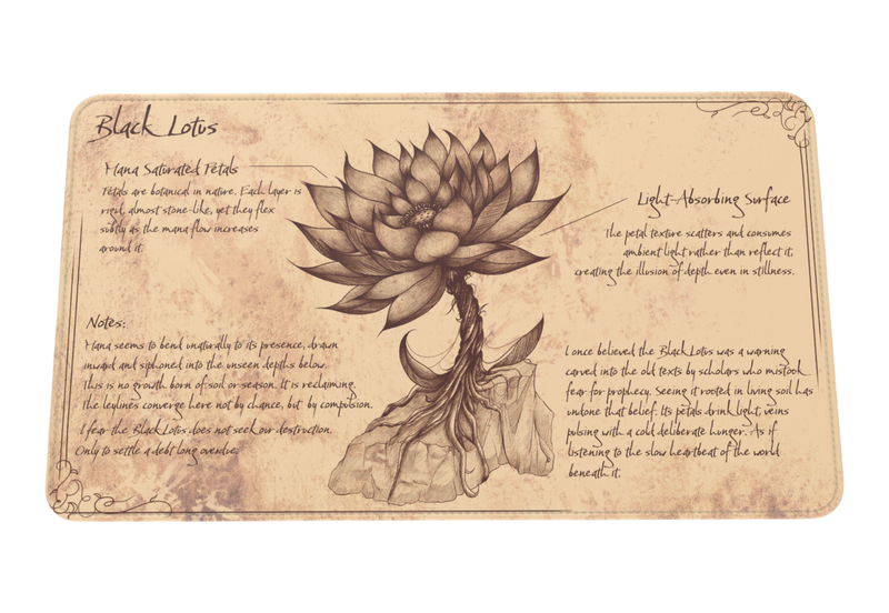 Field Research Black Lotus 14x24"