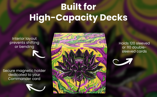 Melting Black Lotus Window Deckbox
