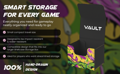Melting Black Lotus Vault Deckbox