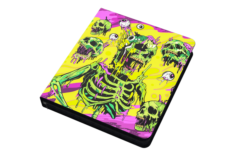 Melting Skulls 480 Card Binder