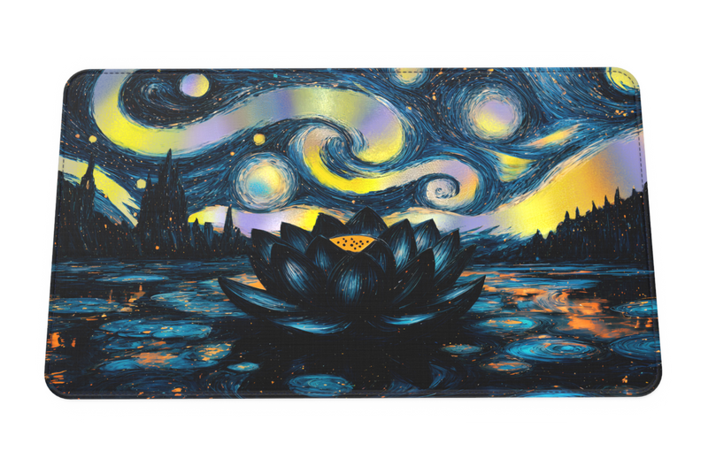 Starry Black Lotus Foil 14x24" Playmat