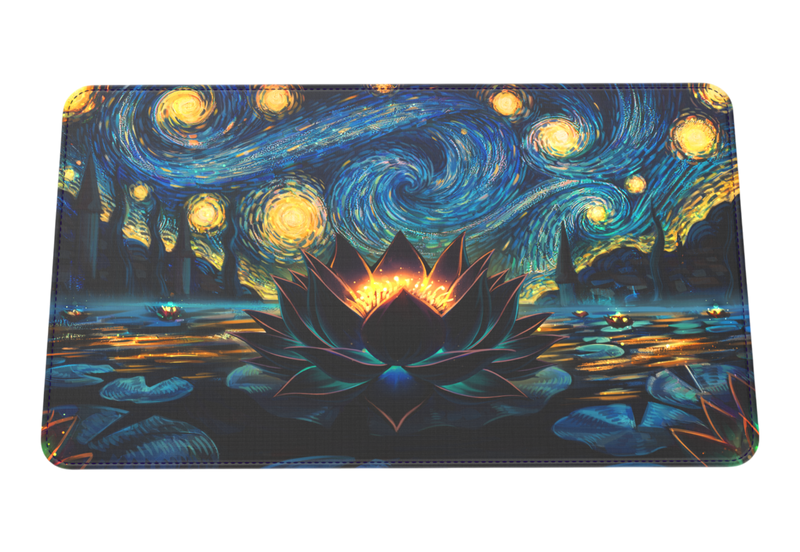 Starry Black Lotus 14X24"