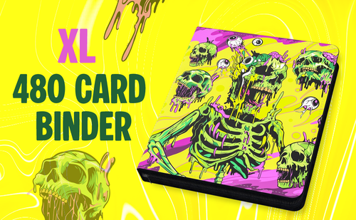 Melting Skulls 480 Card Binder