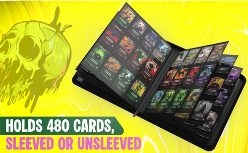 Melting Skulls 480 Card Binder
