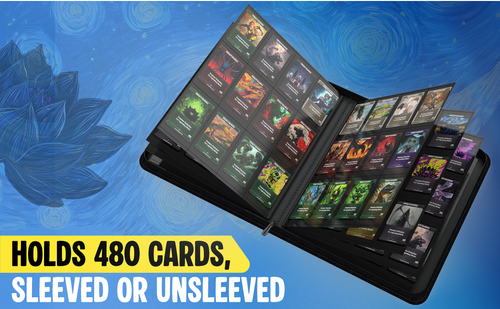 Starry Black Lotus 480 Card Binder